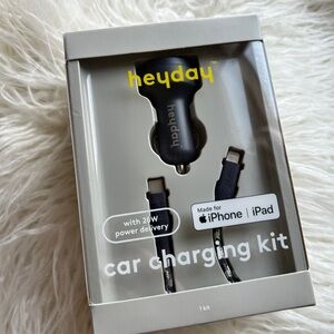 Heyday Black Car Charging Kit for iPhone and iPad
